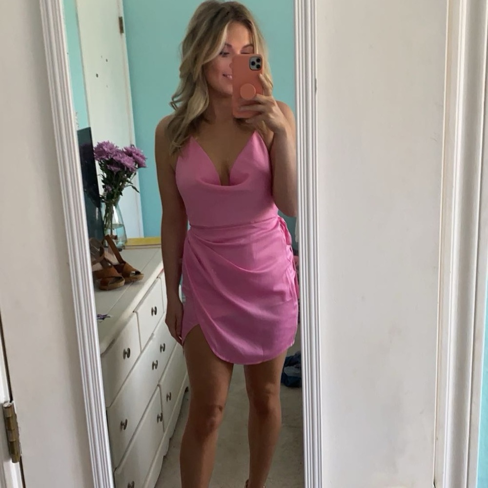 Princess Polly Dress, pink, mini, worn once!